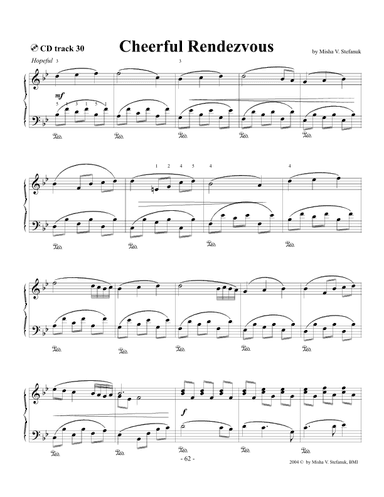 Cheerful Rendezvous, intermediate Romantic