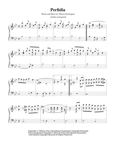 Perfidia (arr. David Christensen)