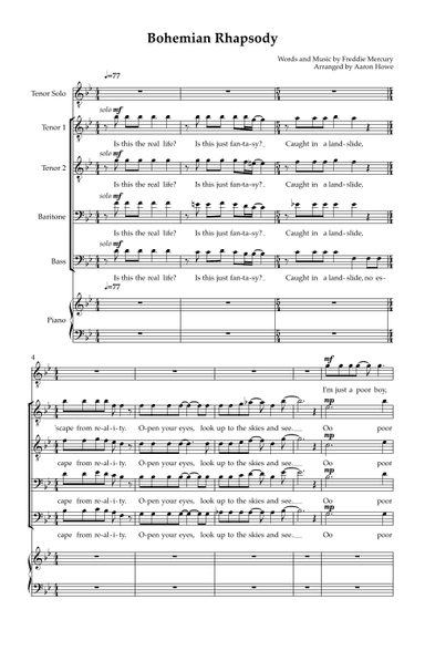 Bohemian Rhapsody (arr. Aaron Howe)