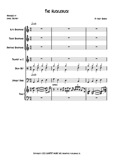 The Hucklebuck      -  Instrumental Version (arr. Daniel Galfsky)
