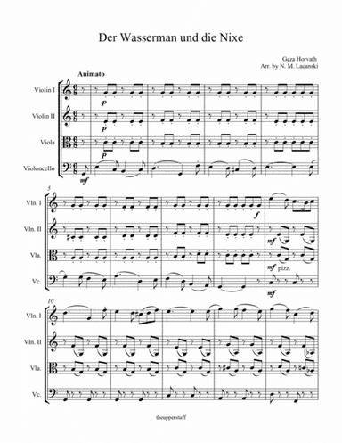 Der Wasserman und die Nixe (arr. Nick Lacanski)
