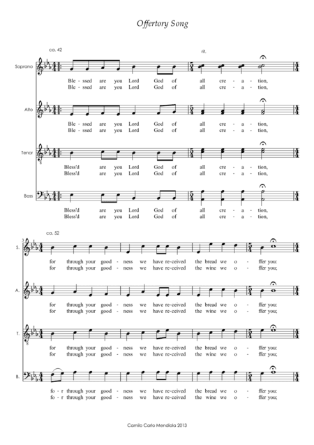 Offertory Song