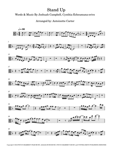 Stand Up (arr. Antoinette Carter)