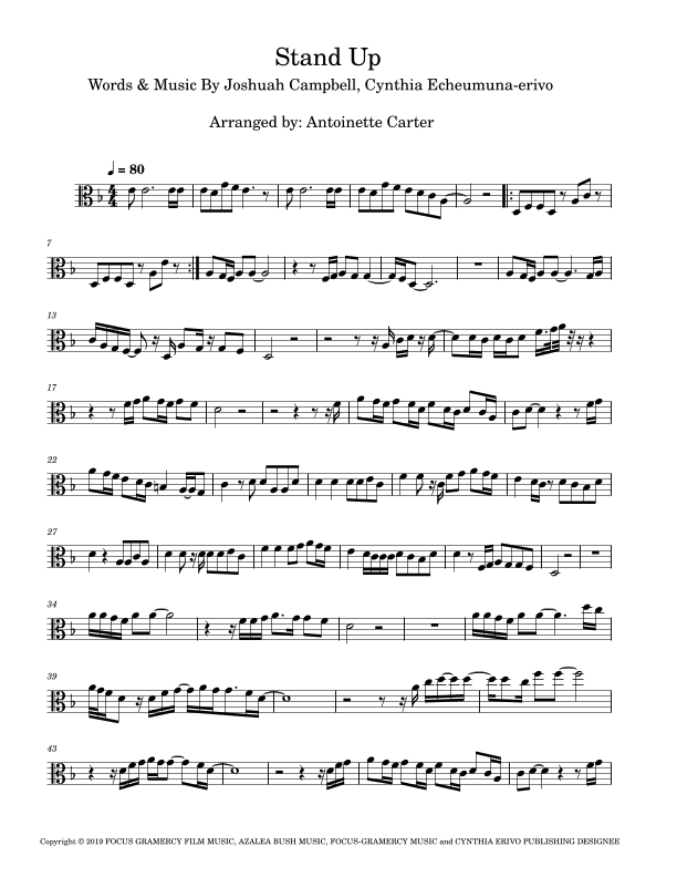 Stand Up (arr. Antoinette Carter)