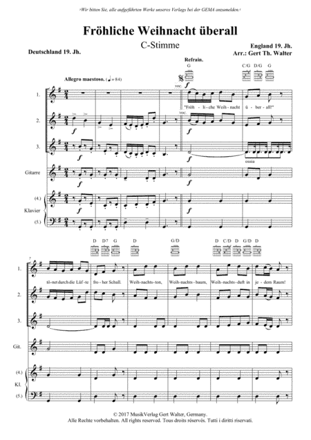 Merry Christmas Everywhere (arr. Gert Th. Walter)
