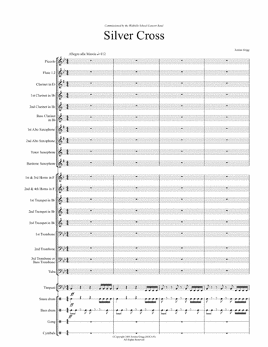 Silver Cross (for Concert Band)