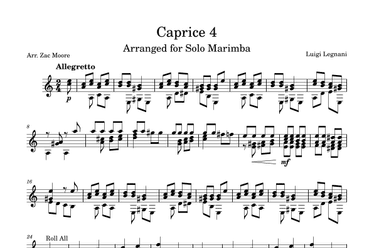 Caprice 4 (arr. Zac Moore)