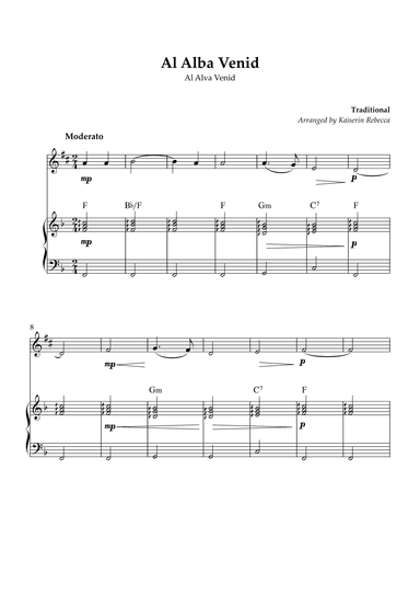 Al Alba Venid (arr. Kaiserin Rebecca)