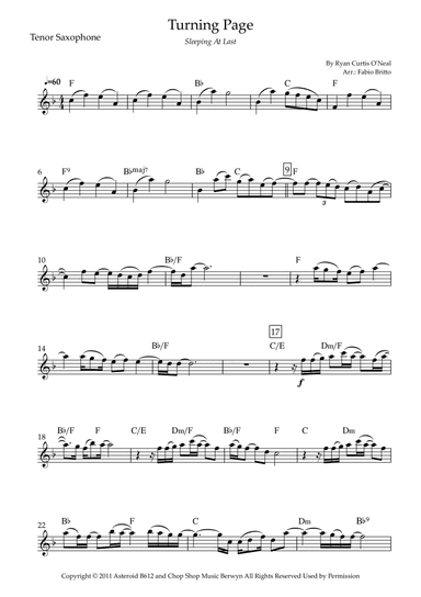 Turning Page (arr. Fabio Britto)