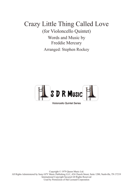 Crazy Little Thing Called Love (arr. Stephen Rockey)