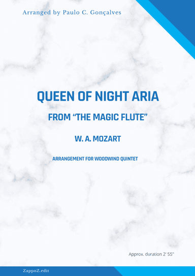 QUEEN OF NIGHT ARIA - W. A. MOZART (arr. Paulo C. Gonçalves)
