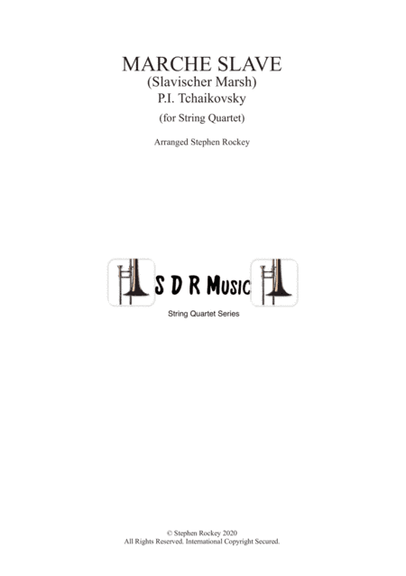 Marche Slave for String Quartet (arr. Stephen Rockey)