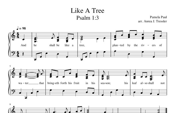Like A Tree (Psalm 1:3)