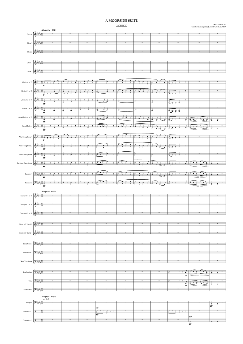 A Moorside Suite (arr. John Ivor Holland)