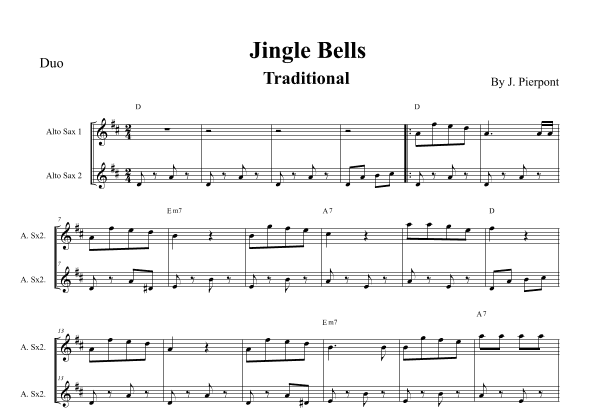Jingle Bells (arr. Leo Silva)