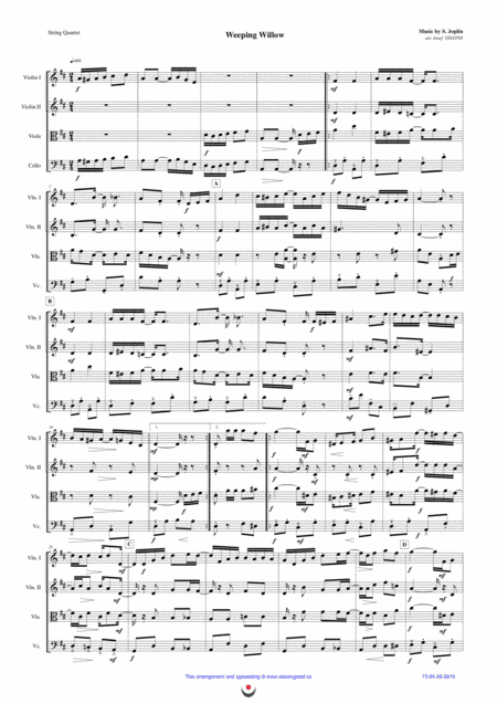 Weeping Willow (arr. Josef STASTNY)