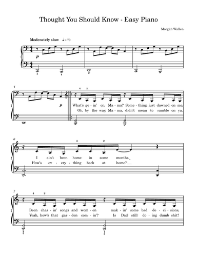 Thought You Should Know (arr. Danielle Nadkarni)