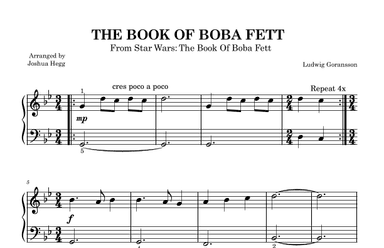 The Book Of Boba Fett Main Title Theme (arr. Joshua Hegg)
