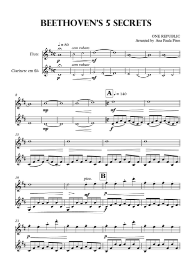 Secrets (arr. Ana Paula Pires)