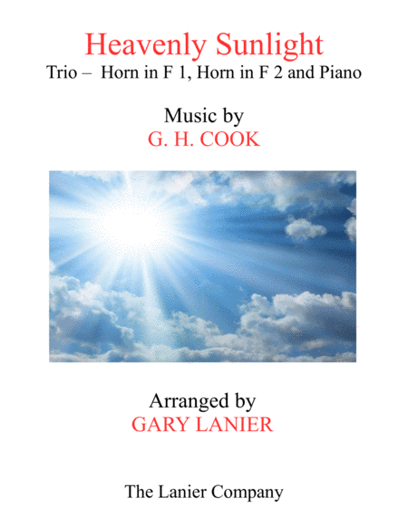 HEAVENLY SUNLIGHT (Trio - Horn in F 1 & 2 and Piano with Score/Parts) (arr. Gary Lanier)