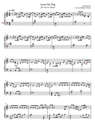 Love On Top (arr. Debbie Vinick)