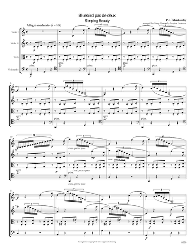 Bluebird Pas de Deux (arr. Stephen Levintow)