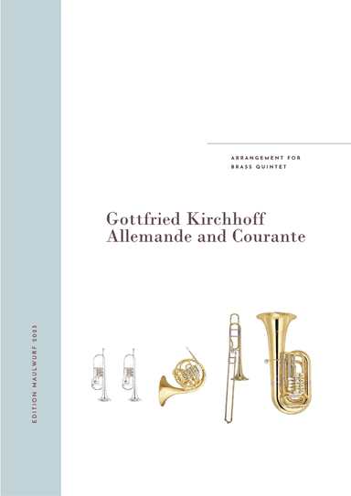 Allemande and Courante (arr. Edition Maulwurf)