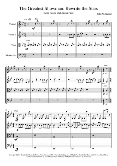Rewrite The Stars (arr. John W. Daniel)