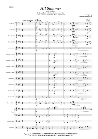 All Summer (arr. Leonardo Mendoza S.)