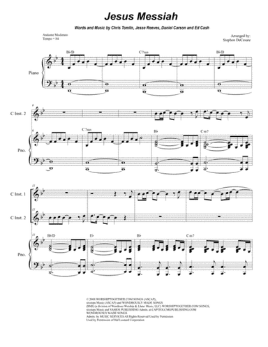 Jesus Messiah (arr. Stephen DeCesare)