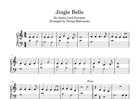 Jingle Bells (arr. Thiago Marconato)