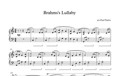 Brahms's Lullaby (arr. Paul Taylor)