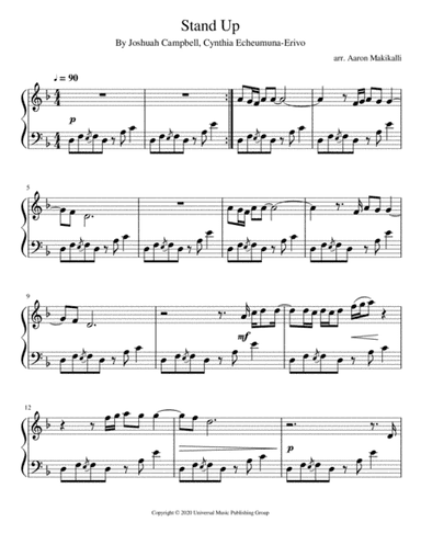 Stand Up (arr. Aaron Makikalli)