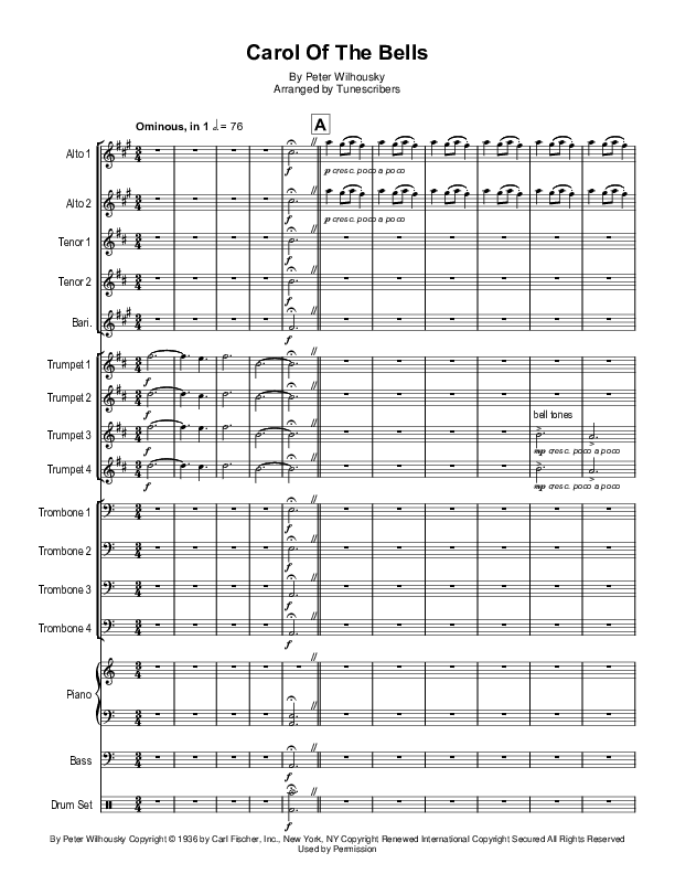 Carol of the Bells (arr. Tunescribers)