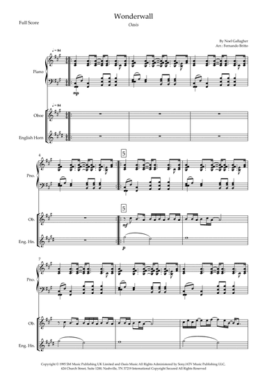 Wonderwall (arr. Fernando Britto)