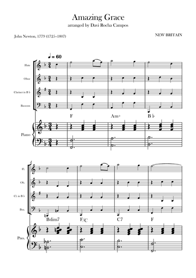 Amazing Grace (arr. Davi Rocha Campos)