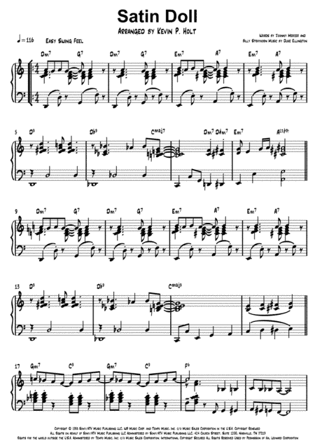 Satin Doll (arr. Kevin P. Holt)