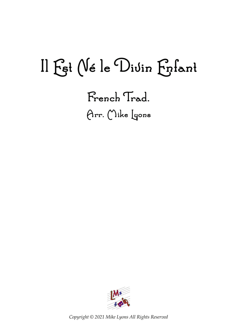 Brass Quintet - Il Est Ne Le Divin Enfant (arr. Mike Lyons)