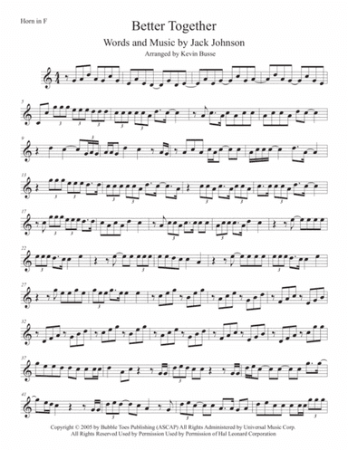 Better Together (arr. Kevin Busse)