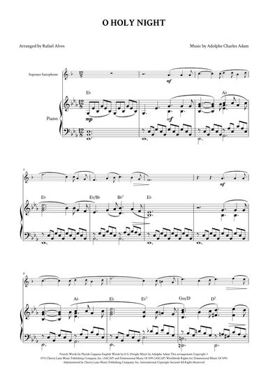 O Holy Night (arr. Rafael Alves)