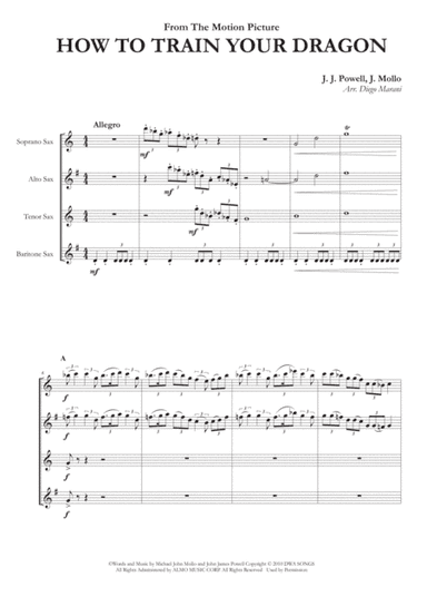 How To Train Your Dragon (arr. Diego Marani)