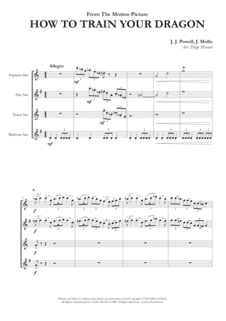 How To Train Your Dragon (arr. Diego Marani)