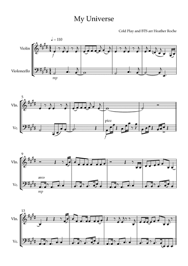 My Universe (arr. Heather Roche)