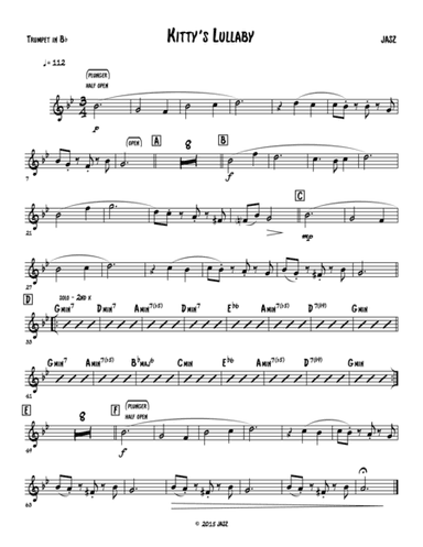 Kitty's Lullaby - Trumpet
