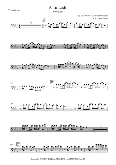 A Tu Lado (arr. Fabio Britto)
