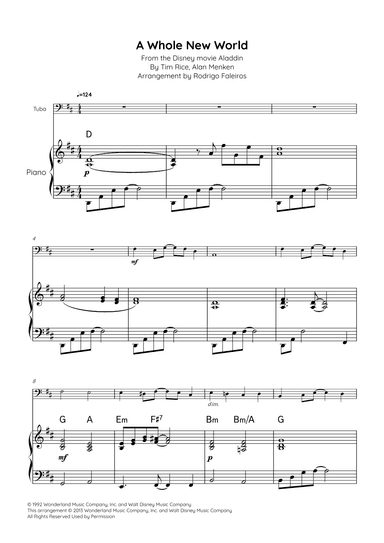 A Whole New World (arr. Rodrigo Faleiros)