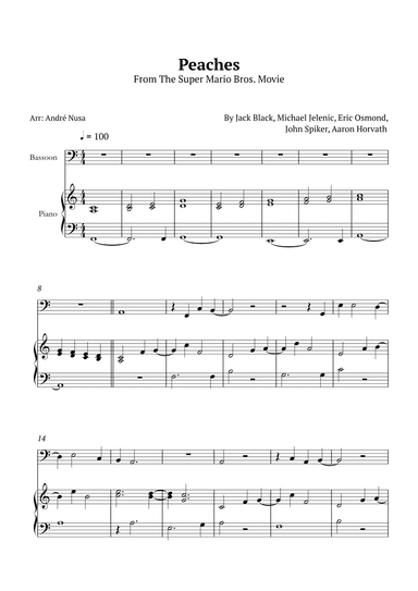 Peaches (arr. André Nusa)