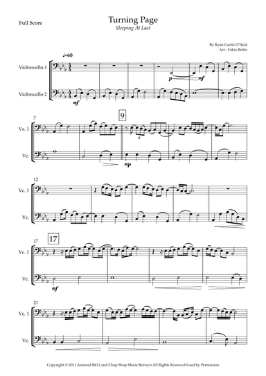 Turning Page (arr. Fabio Britto)