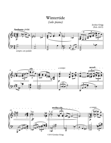 Wintertide (solo piano)