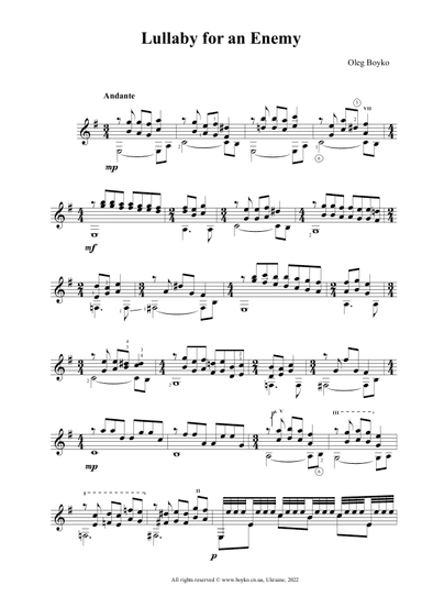 Lullaby for an Enemy